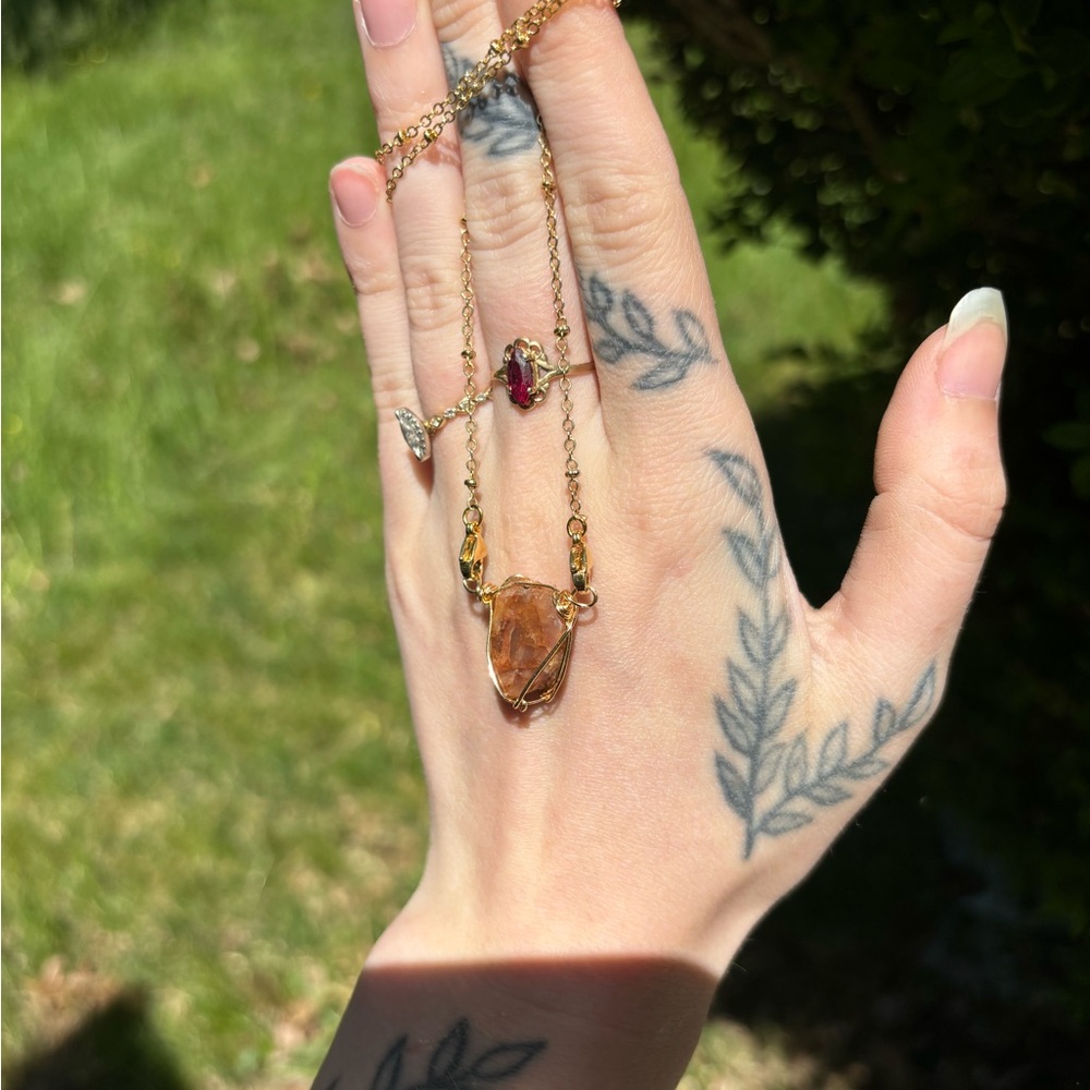 Sunstone Interchangeable Necklace - image 2